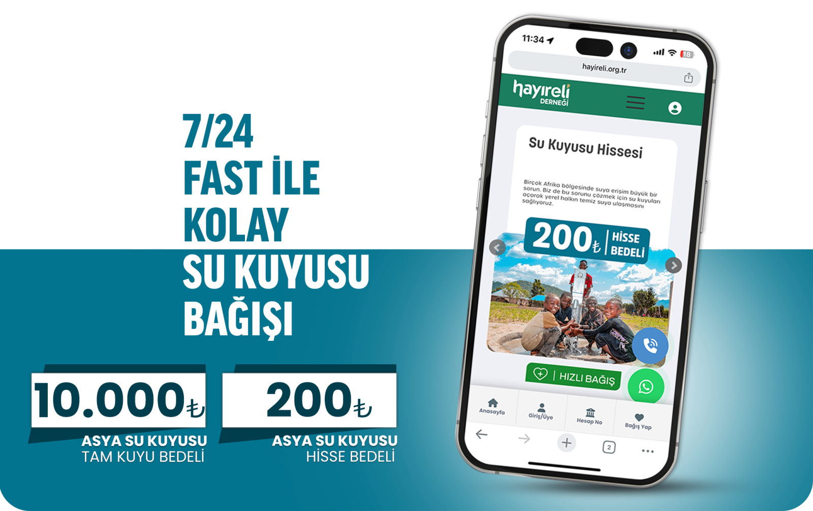 Su Kuyusu bağışı kapak görseli