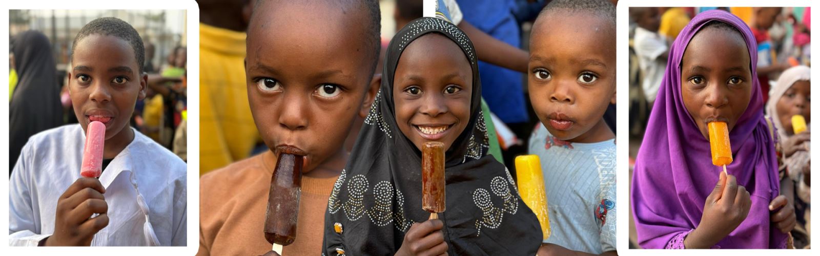 Afrika'da Çikolata ve Dondurma İkramı